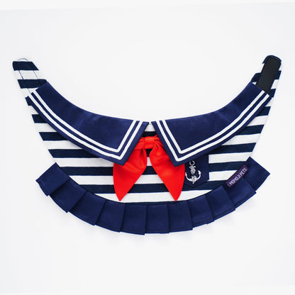 [Pre-order] MOMOJI Santiana (1-Heritage Stripe Navy) | Pet Neckwear