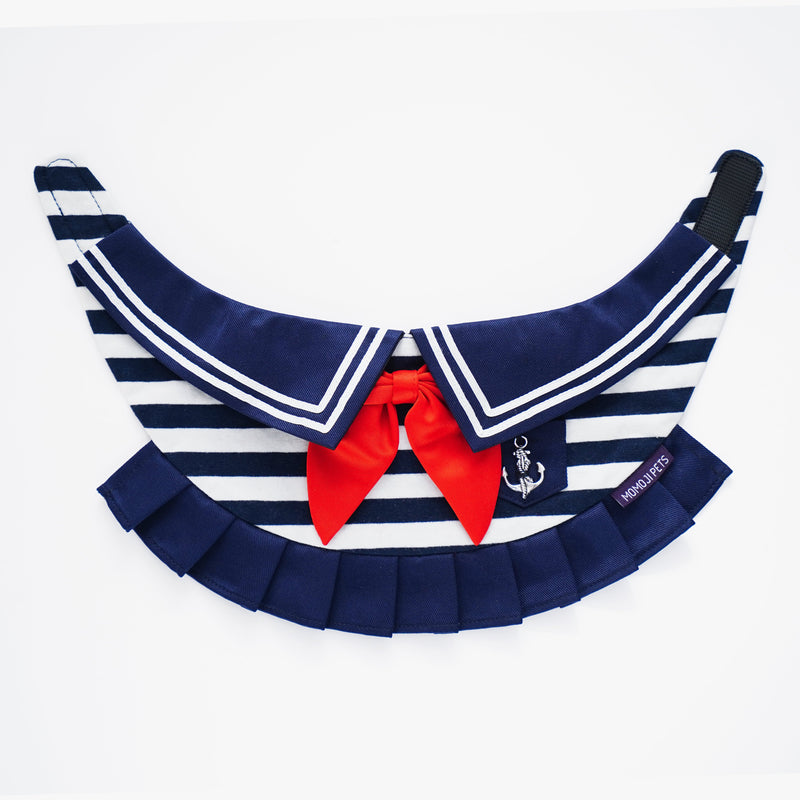 [Pre-order] MOMOJI Santiana (1-Heritage Stripe Navy) | Pet Neckwear