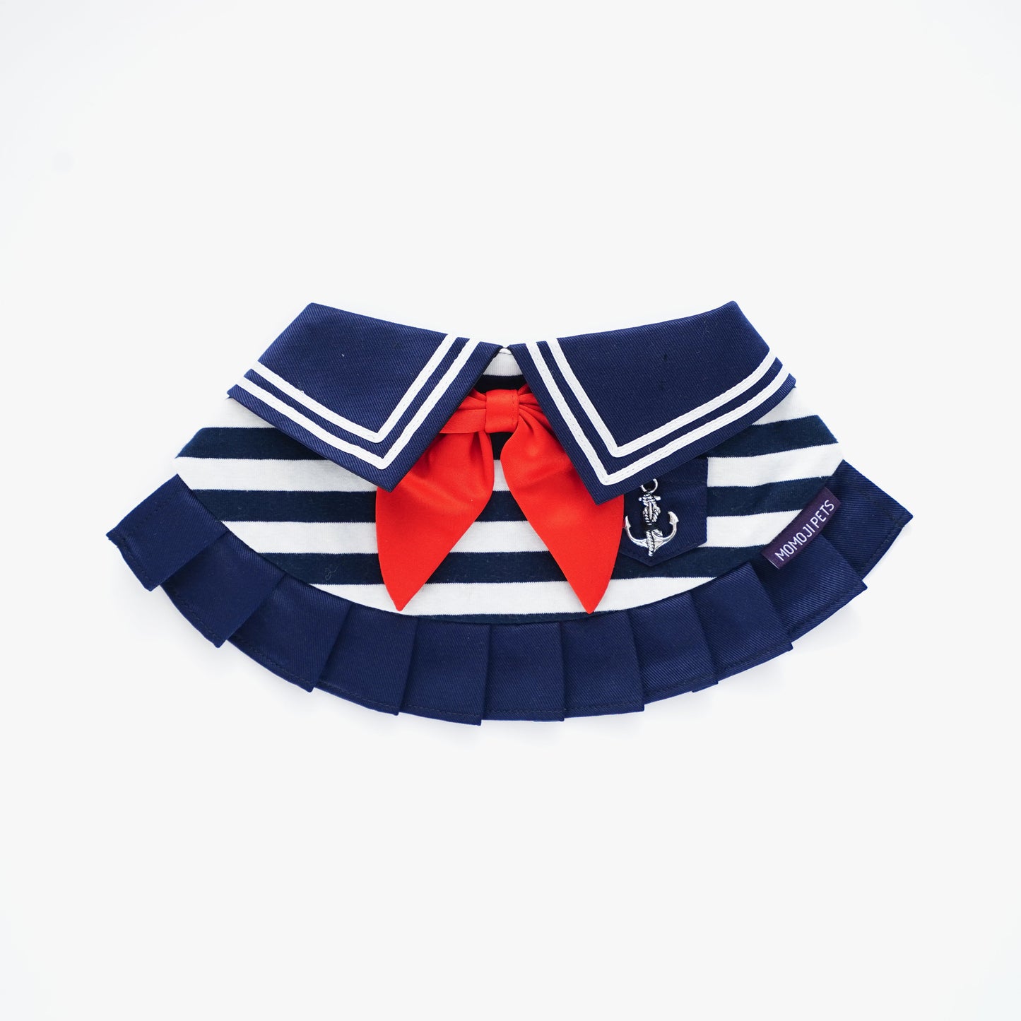 [Pre-order] MOMOJI Santiana (1-Heritage Stripe Navy) | Pet Neckwear