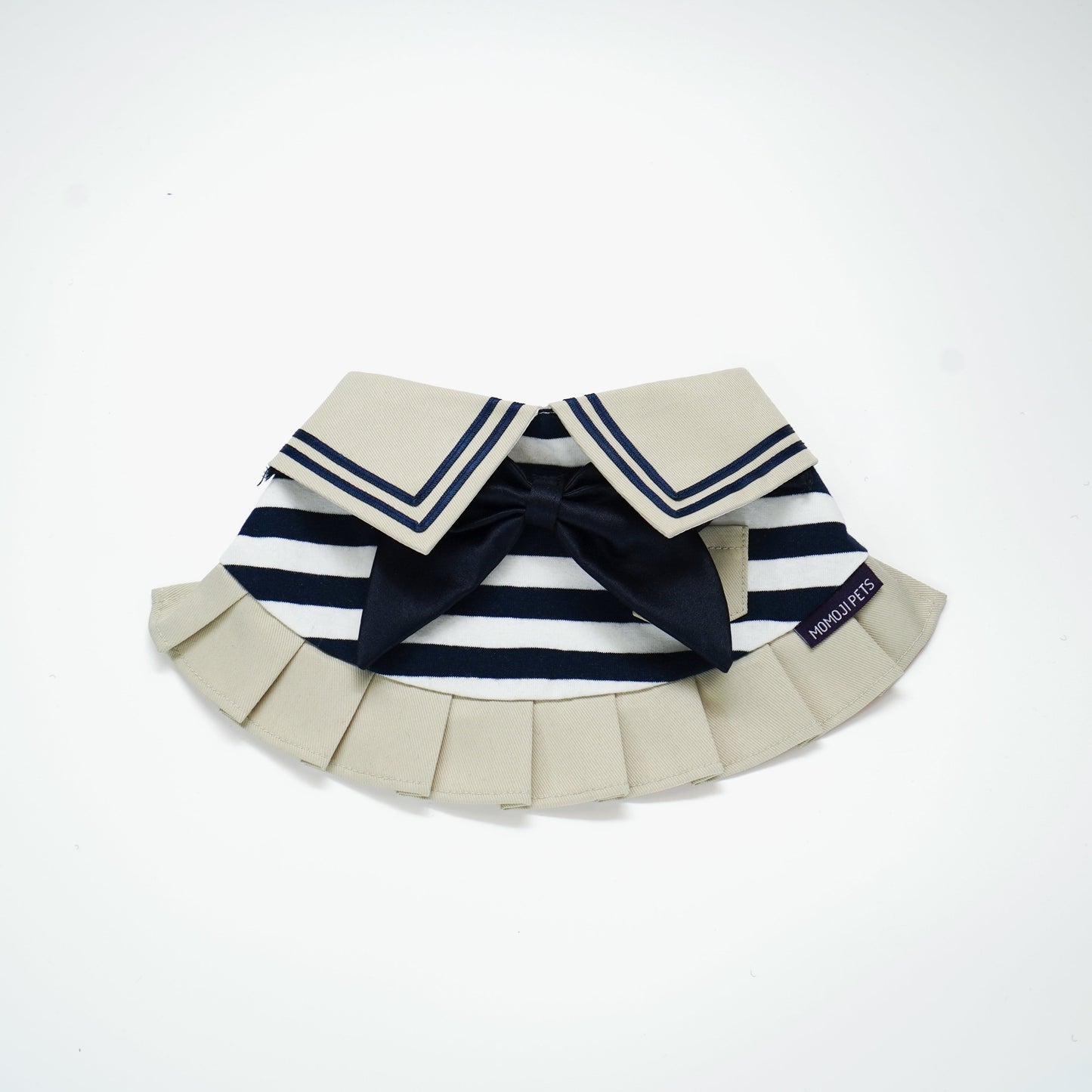[Pre-order] MOMOJI Santiana (2-Sandstone & Navy) | Pet Neckwear