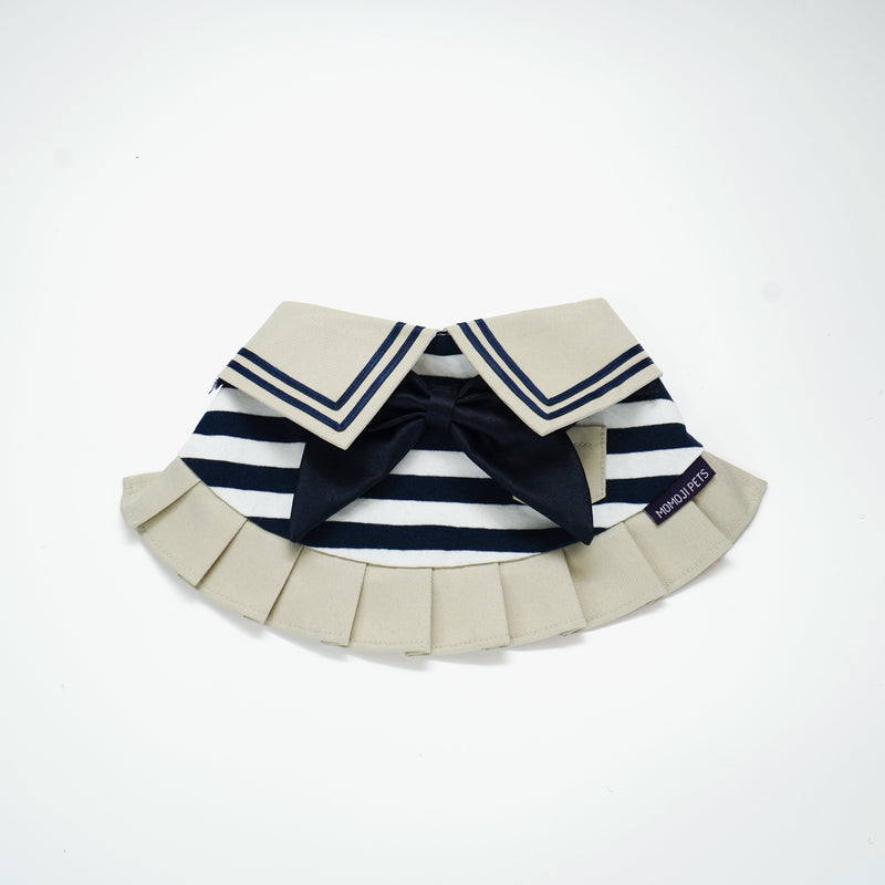 [Pre-order] MOMOJI Santiana (2-Sandstone & Navy) | Pet Neckwear