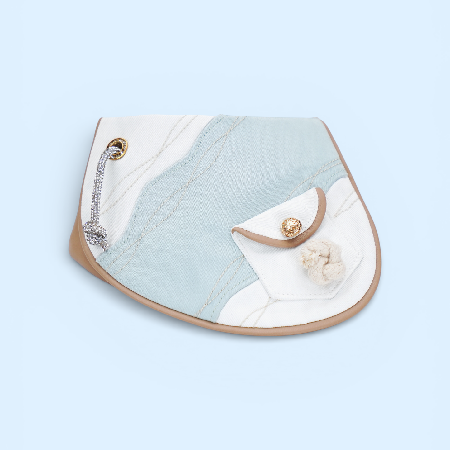 MOMOJI Antibes (1-Azure Mist) | Pet Neckwear