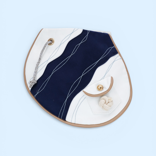 [Pre-order] MOMOJI Antibes (2-French Riveria Blue) | Pet Neckwear