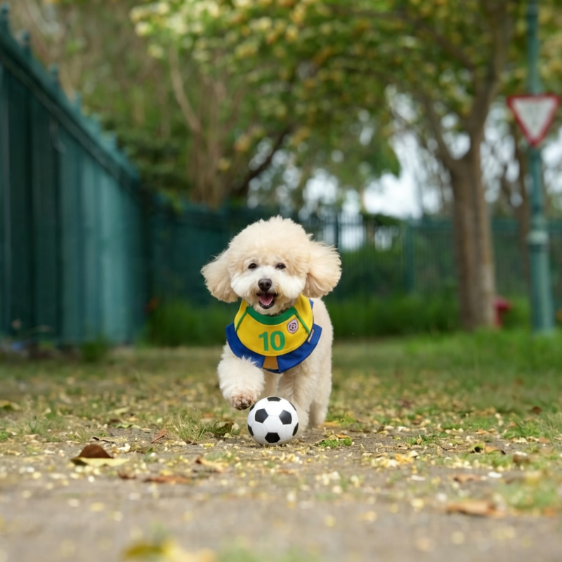 [Pre-order] Momoji FC (1-Sao Paolo Yellow) | Pet Neckwear