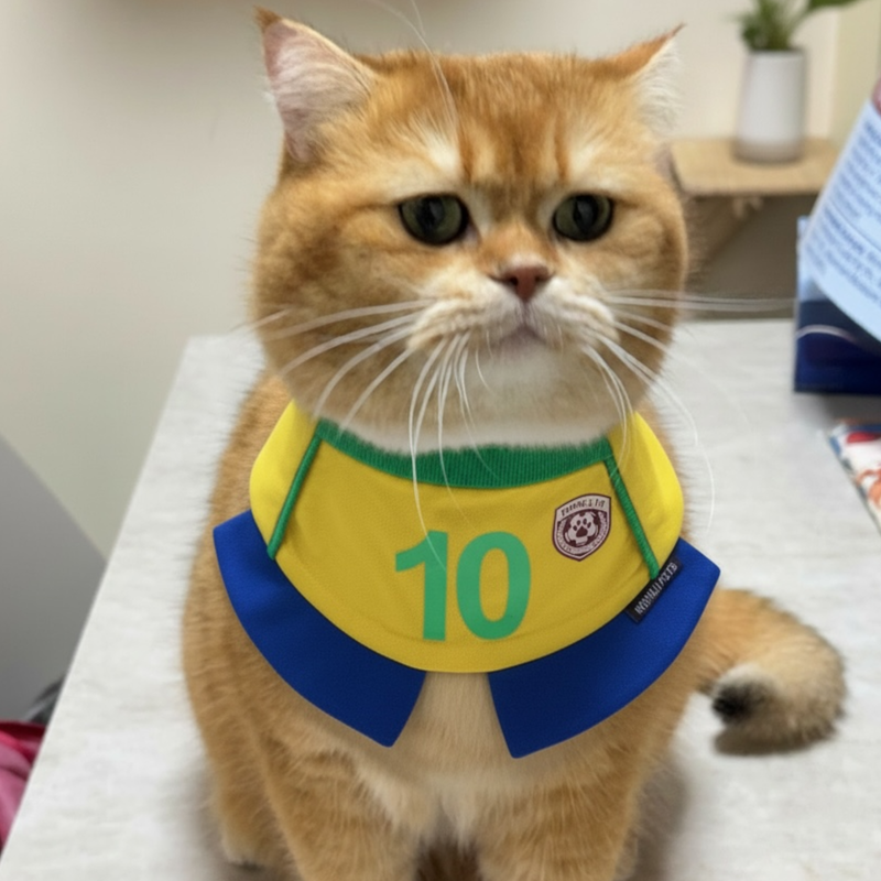 [Pre-order] Momoji FC (1-Sao Paolo Yellow) | Pet Neckwear