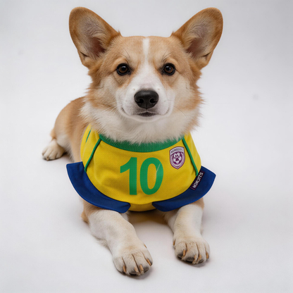 [Pre-order] Momoji FC (1-Sao Paolo Yellow) | Pet Neckwear
