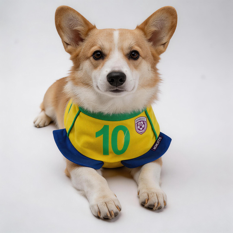[Pre-order] Momoji FC (1-Sao Paolo Yellow) | Pet Neckwear