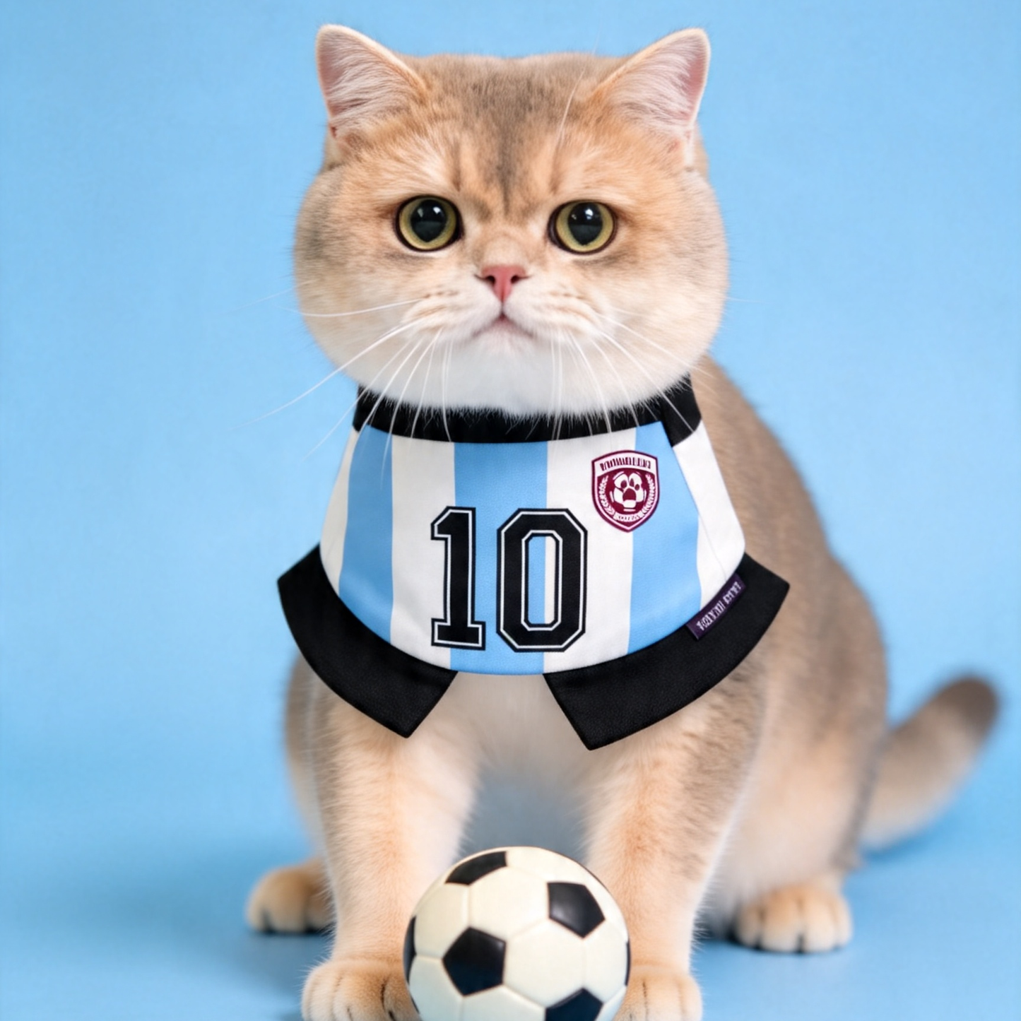 [Pre-order] Momoji FC (2-Bueno Aires Stripes) | Pet Neckwear