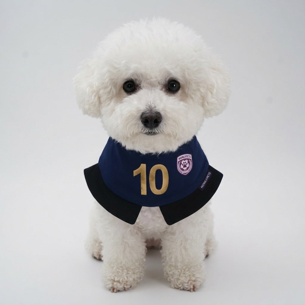[Pre-order] Momoji FC (6-Paris Navy) | Pet Neckwear