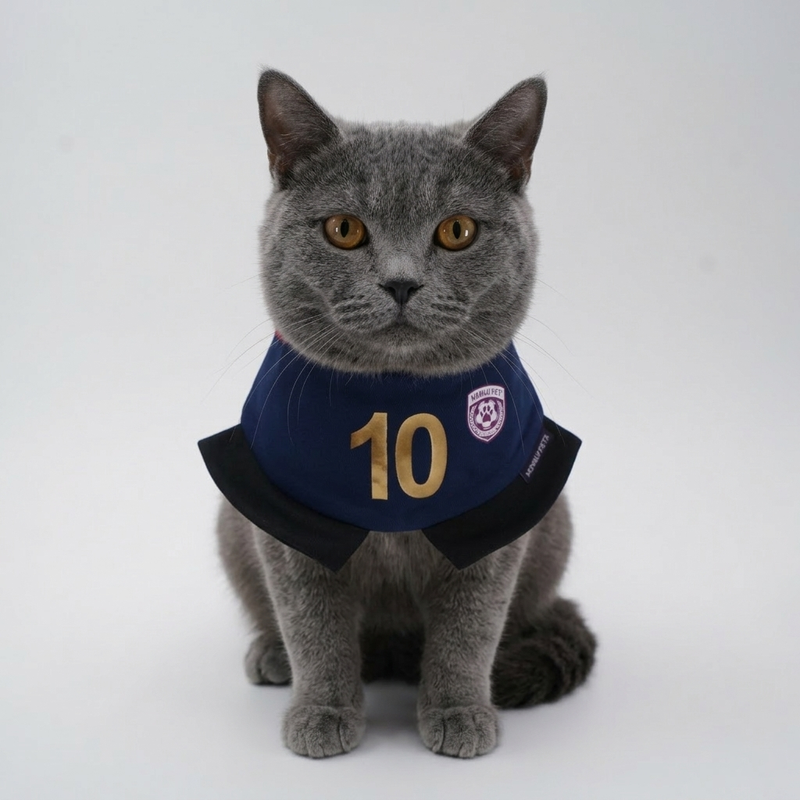 [Pre-order] Momoji FC (6-Paris Navy) | Pet Neckwear