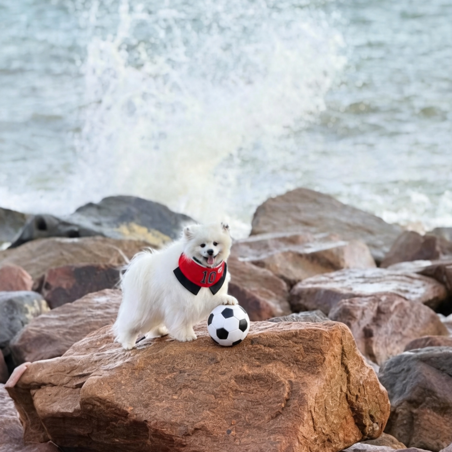 [Pre-order] Momoji FC (8-Manchester Red) | Pet Neckwear