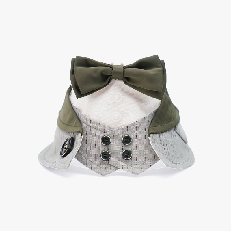 [Pre-order] MOMOJI Versailles (2-Charcoal Grey) | Pet Neckwear