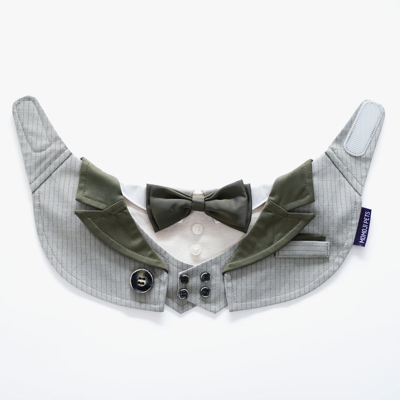 [Pre-order] MOMOJI Versailles (2-Charcoal Grey) | Pet Neckwear