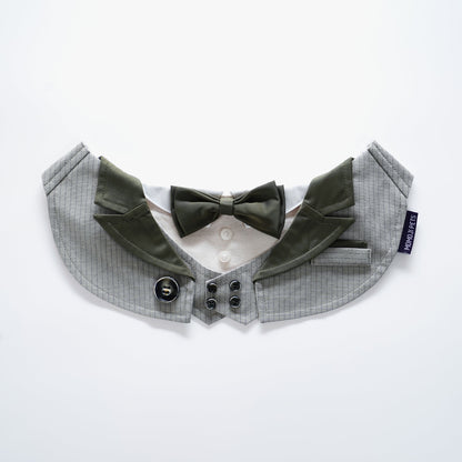 [Pre-order] MOMOJI Versailles (2-Charcoal Grey) | Pet Neckwear