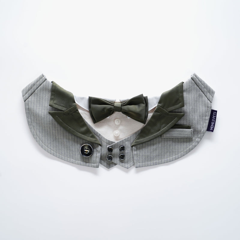 [Pre-order] MOMOJI Versailles (2-Charcoal Grey) | Pet Neckwear