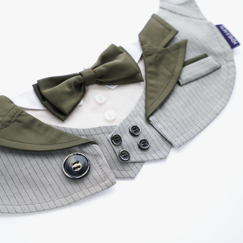 [Pre-order] MOMOJI Versailles (2-Charcoal Grey) | Pet Neckwear