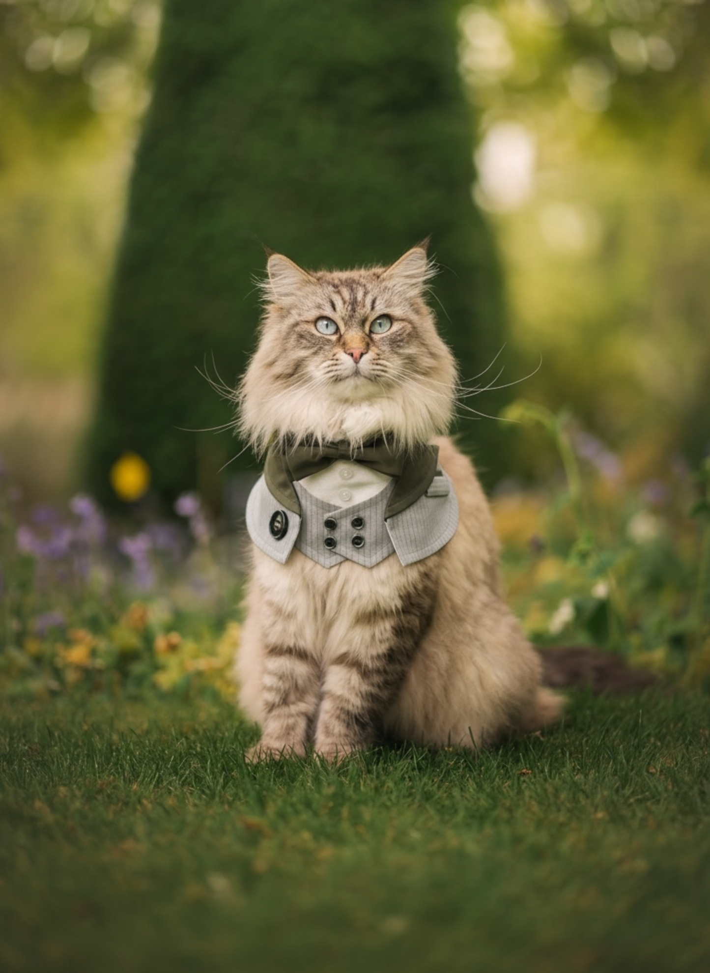 [Pre-order] MOMOJI Versailles (2-Charcoal Grey) | Pet Neckwear