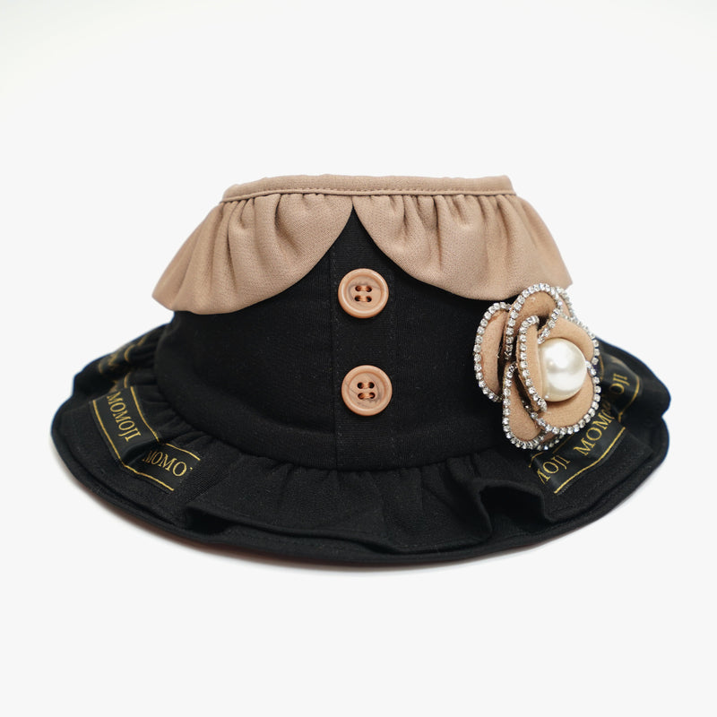 MOMOJI Covent (1-Classic Black & Camel Tan) | Pet Neckwear