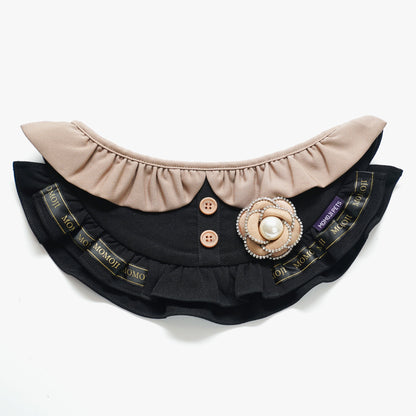 MOMOJI Covent (1-Classic Black & Camel Tan) | Pet Neckwear