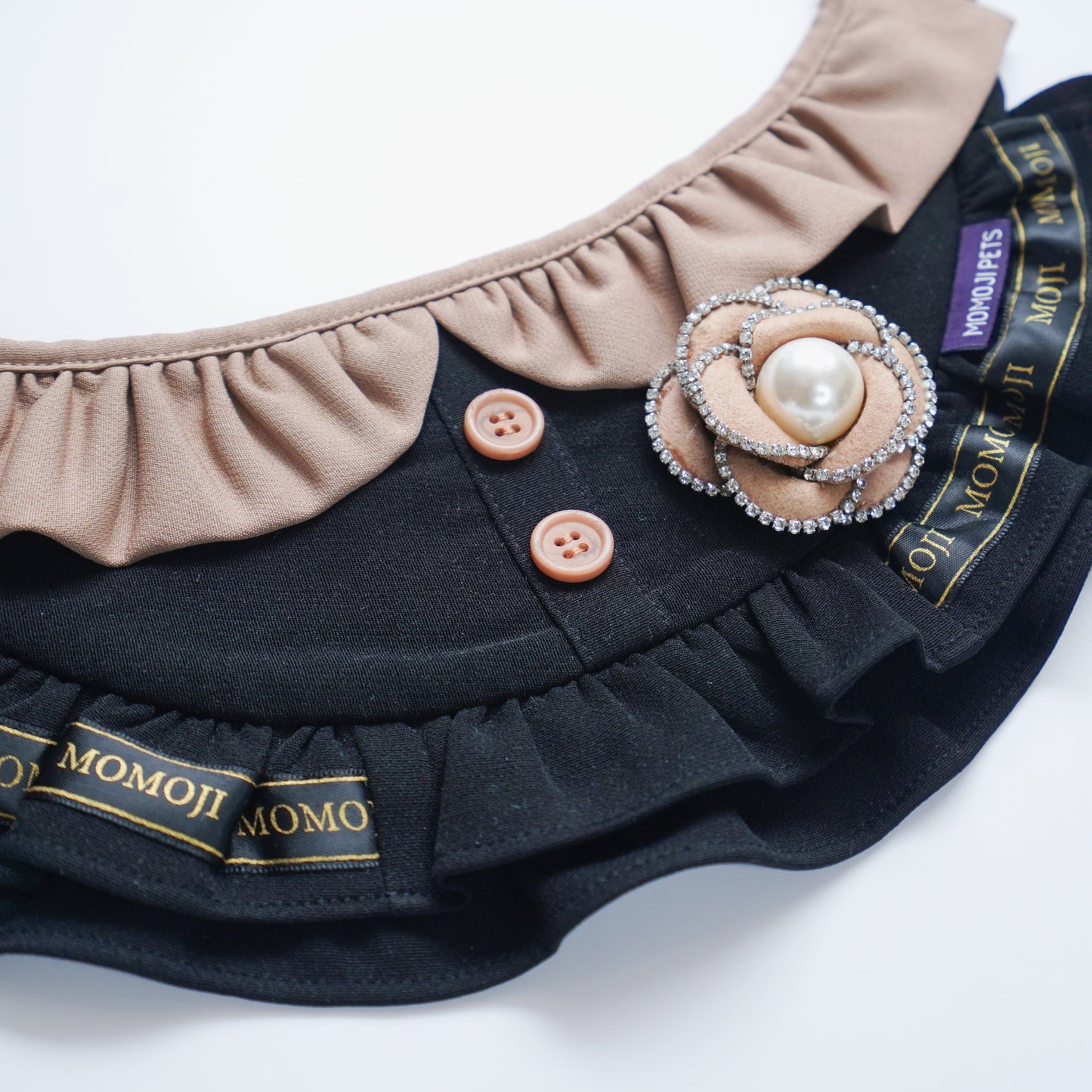 MOMOJI Covent (1-Classic Black & Camel Tan) | Pet Neckwear