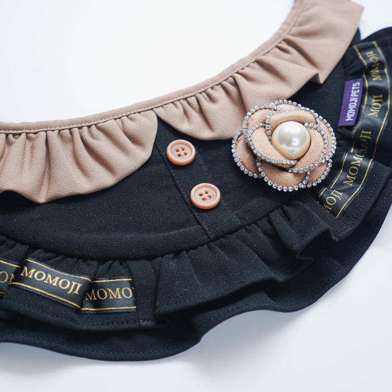 MOMOJI Covent (1-Classic Black & Camel Tan) | Pet Neckwear