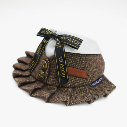 MOMOJI Picadilly (1-Vintage Brown Tweed) | Pet Neckwear