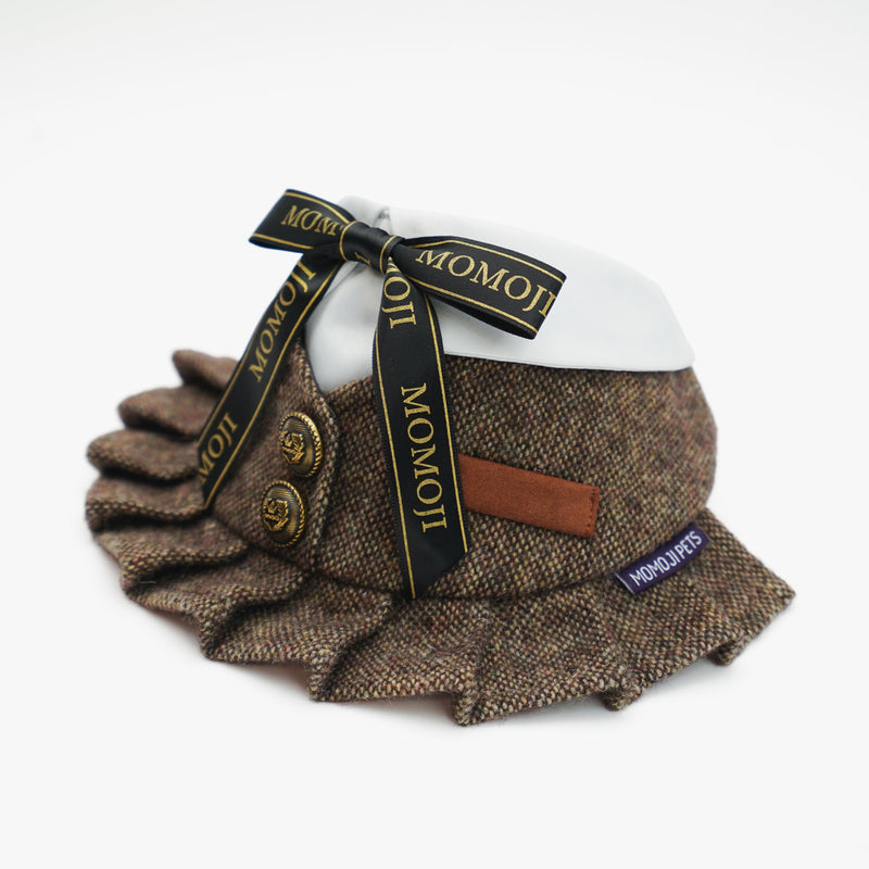 MOMOJI Picadilly (1-Vintage Brown Tweed) | Pet Neckwear