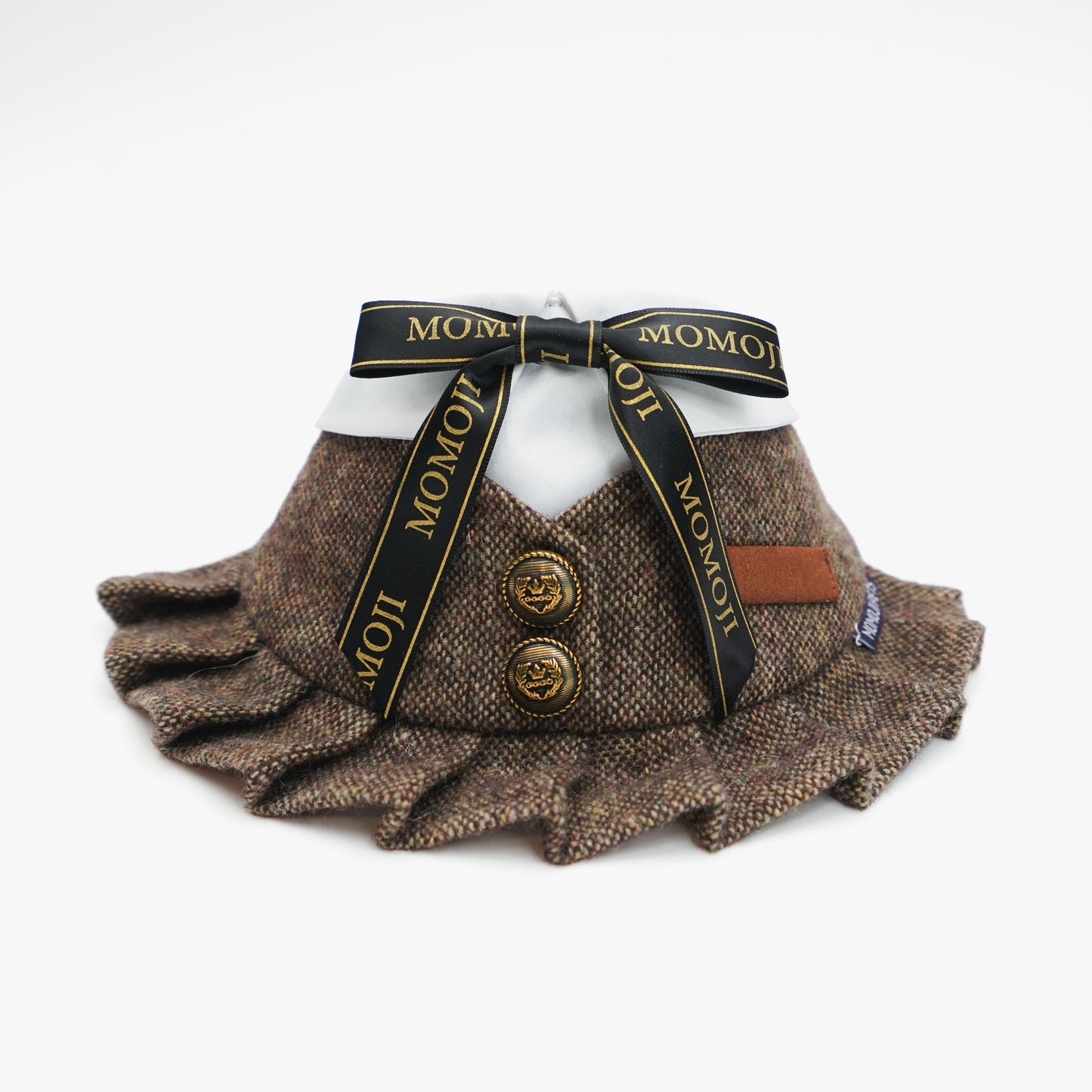MOMOJI Picadilly (1-Vintage Brown Tweed) | Pet Neckwear