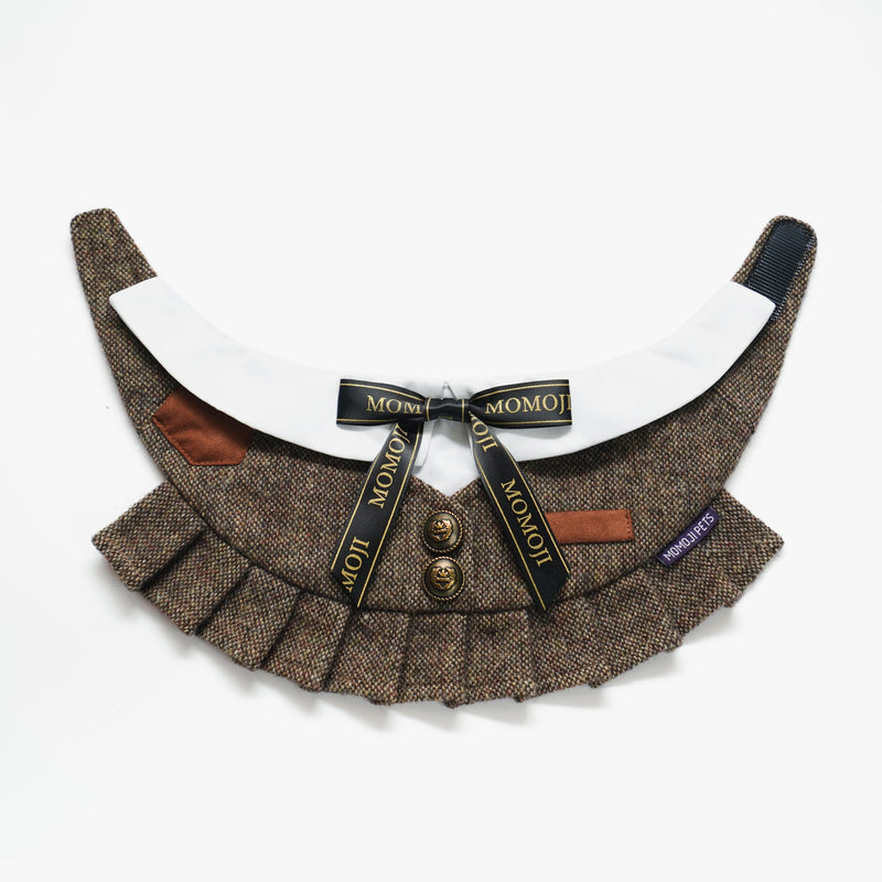 MOMOJI Picadilly (1-Vintage Brown Tweed) | Pet Neckwear