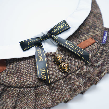 MOMOJI Picadilly (1-Vintage Brown Tweed) | Pet Neckwear