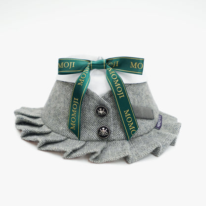 MOMOJI Picadilly (2-Light Gray Tweed) | Pet Neckwear