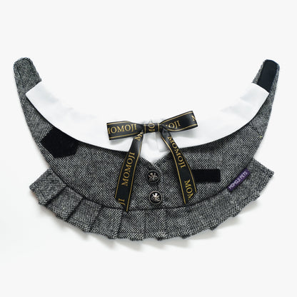 MOMOJI Picadilly (3-Charcoal Black Tweed) | Pet Neckwear