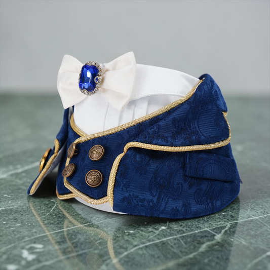 MOMOJI Cavendish (1-Imperial Sapphire Blue) | Pet Neckwear