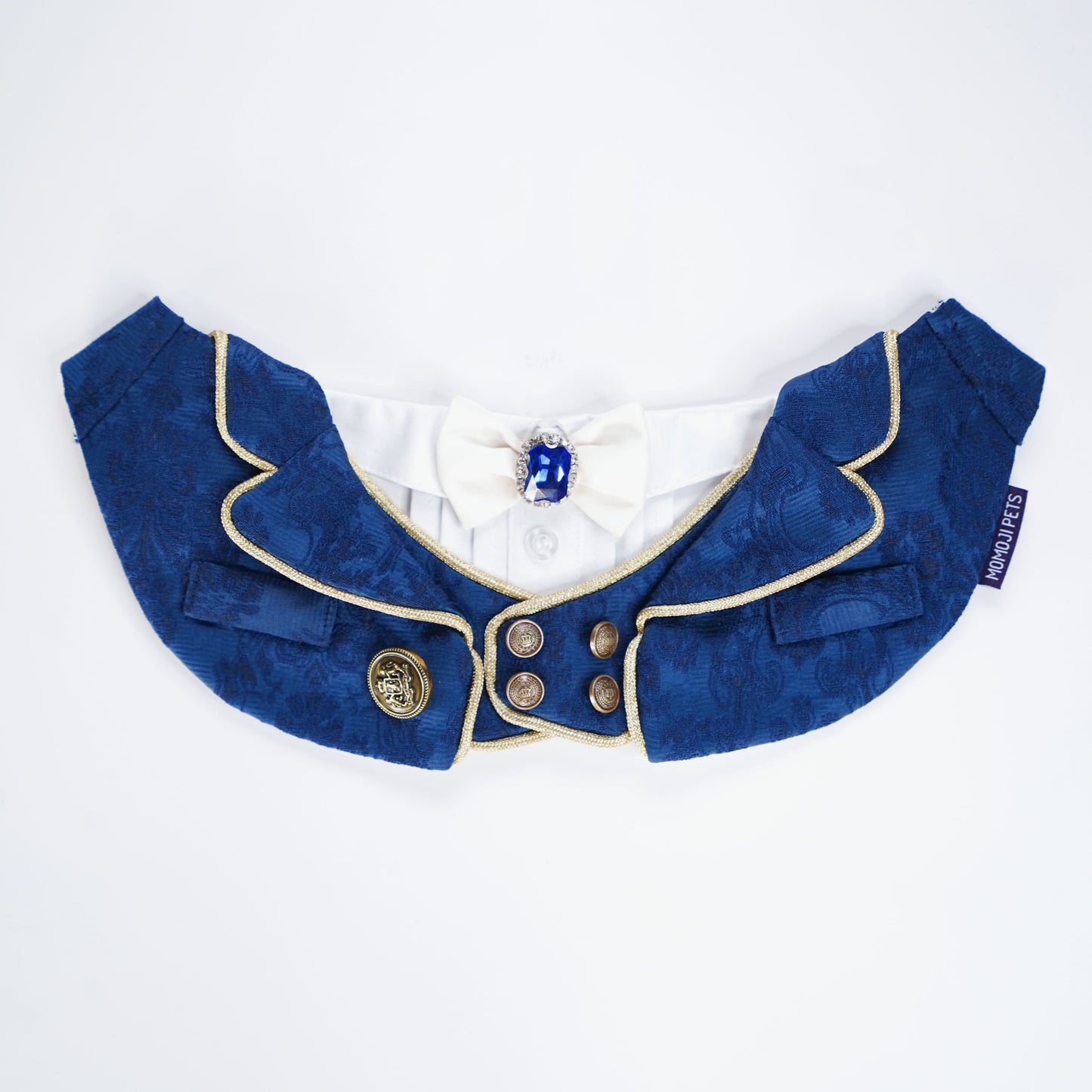 MOMOJI Cavendish (1-Imperial Sapphire Blue) | Pet Neckwear