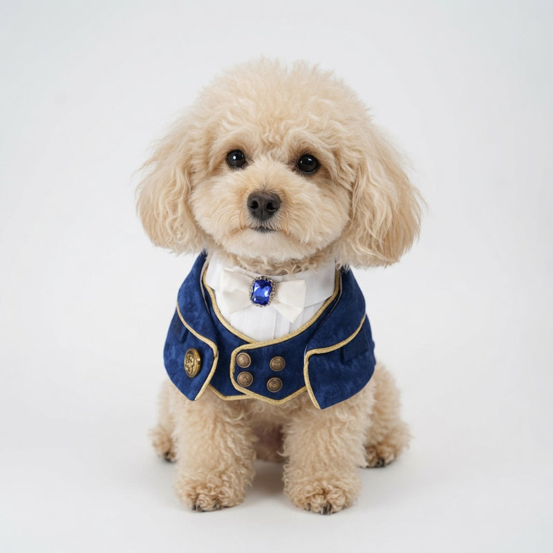 MOMOJI Cavendish (1-Imperial Sapphire Blue) | Pet Neckwear