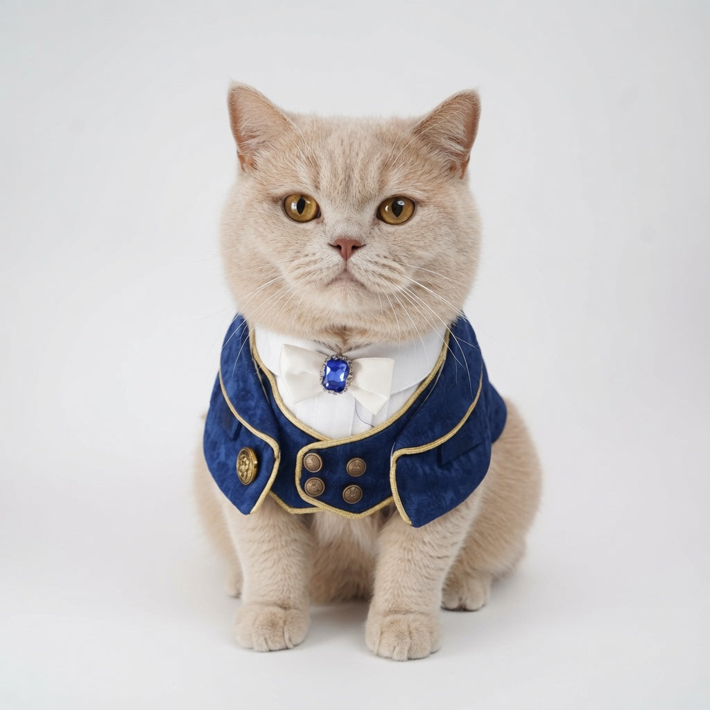 MOMOJI Cavendish (1-Imperial Sapphire Blue) | Pet Neckwear