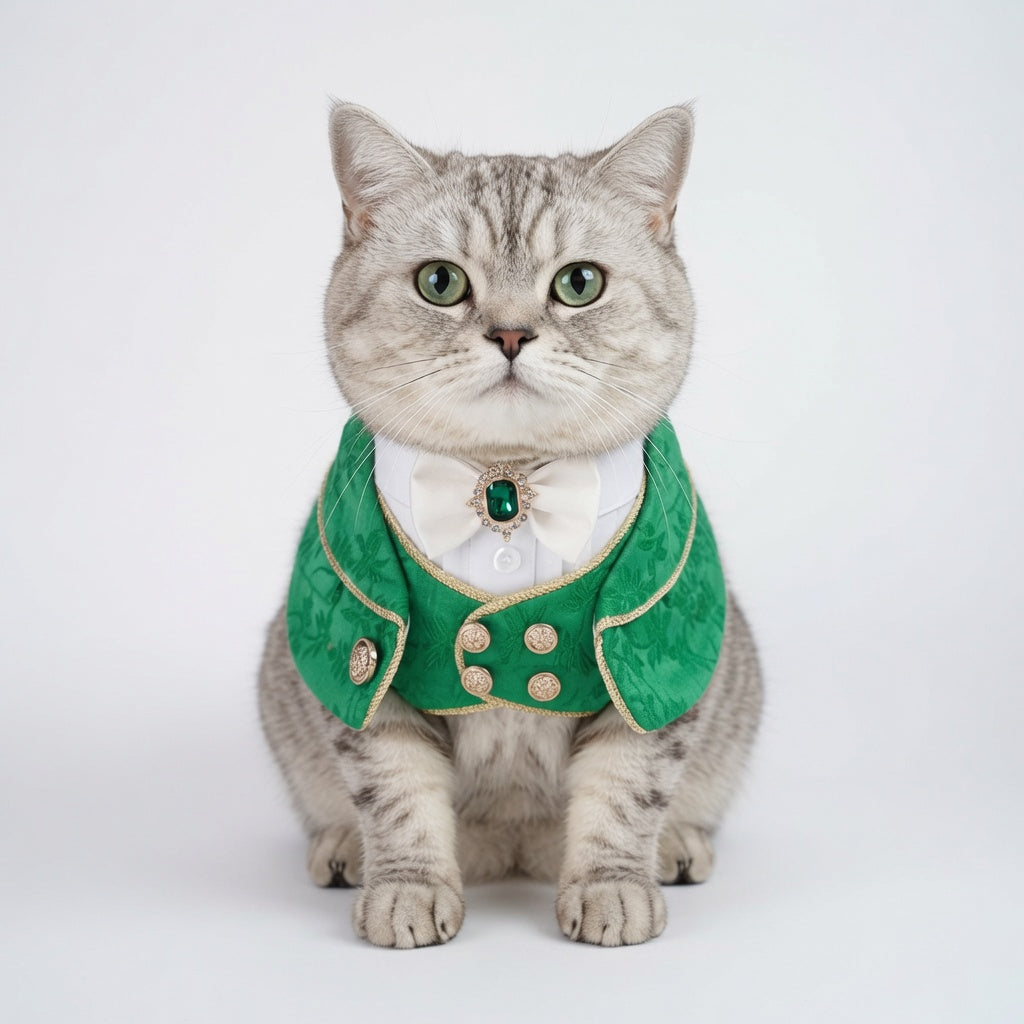 MOMOJI Cavendish (2-Emerald Regency Green) | Pet Neckwear