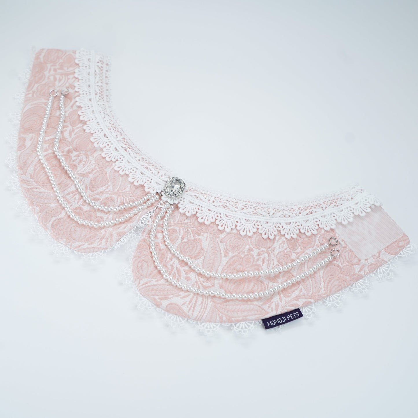 MOMOJI Debutante (2-Parisian Blush Rose) | Pet Neckwear