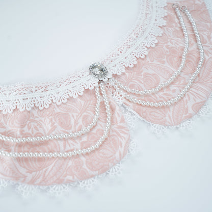 MOMOJI Debutante (2-Parisian Blush Rose) | Pet Neckwear