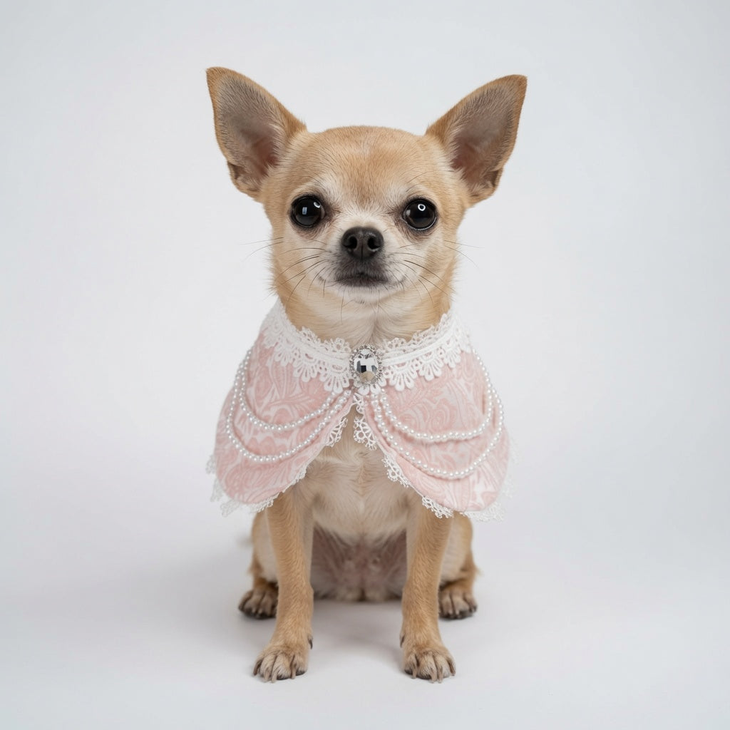 MOMOJI Debutante (2-Parisian Blush Rose) | Pet Neckwear