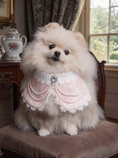 MOMOJI Debutante (2-Parisian Blush Rose) | Pet Neckwear