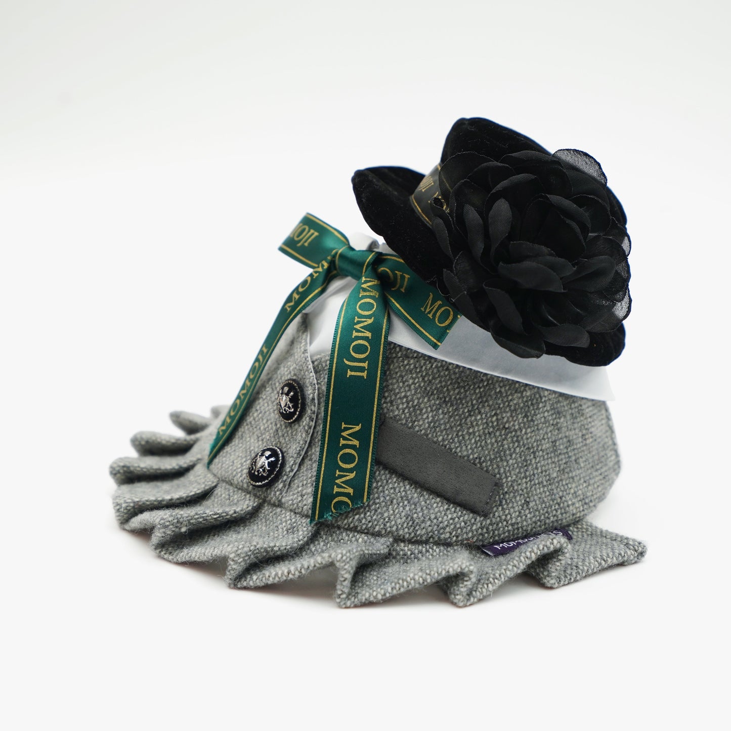 MOMOJI Picadilly (2-Velvet Obsidian Black) | Pet Hat