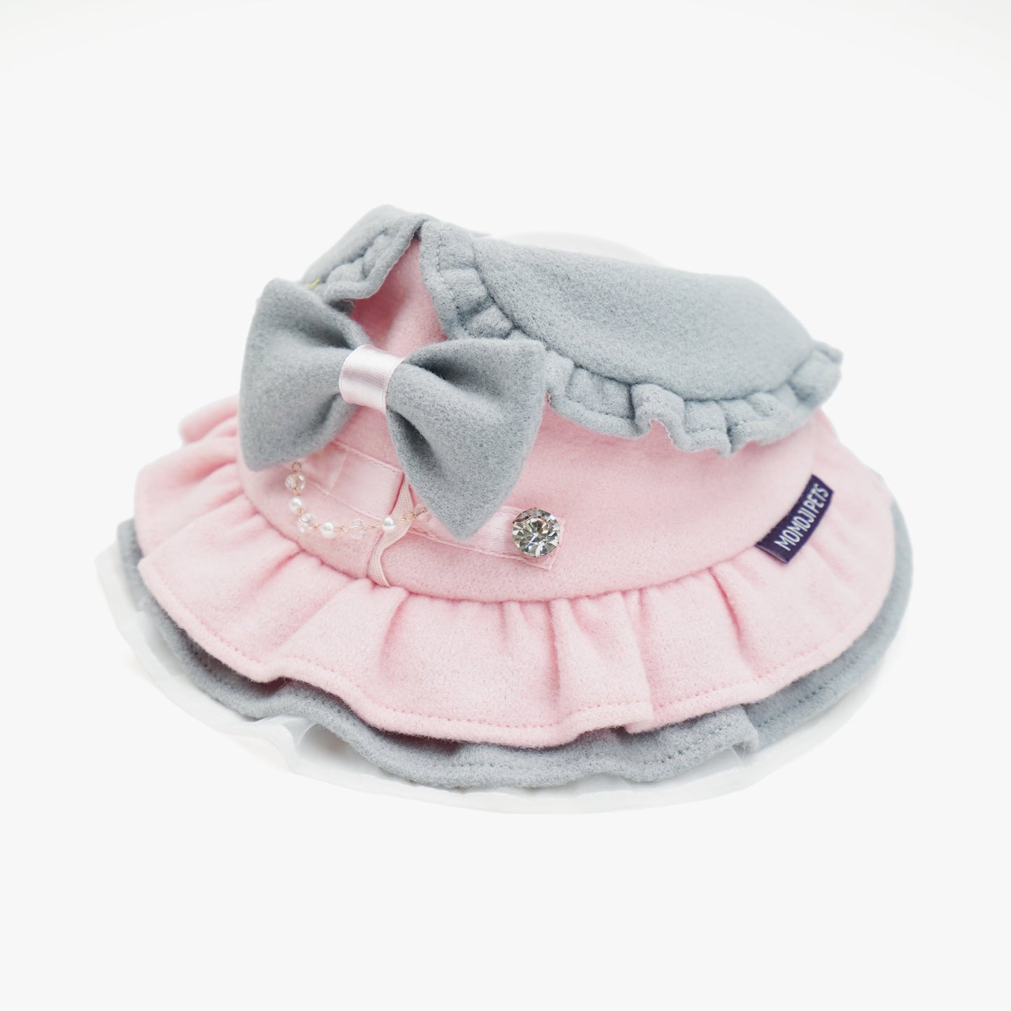 MOMOJI Notting Hill (1-Blush Pink & Mist Gray) | Pet Neckwear
