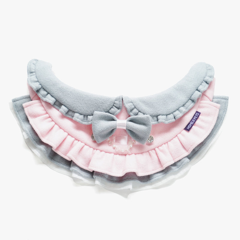 MOMOJI Notting Hill (1-Blush Pink & Mist Gray) | Pet Neckwear
