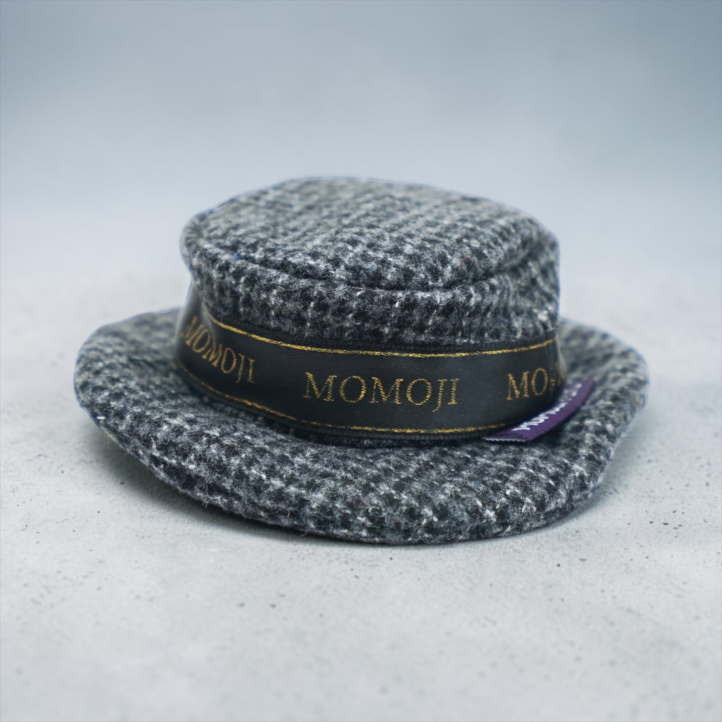 MOMOJI Bond (2-Charcoal Houndstooth) | Pet Hat