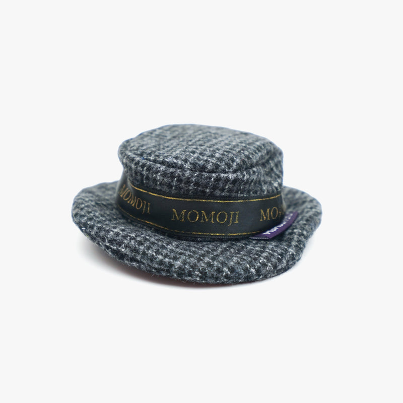 MOMOJI Bond (2-Charcoal Houndstooth) | Pet Hat