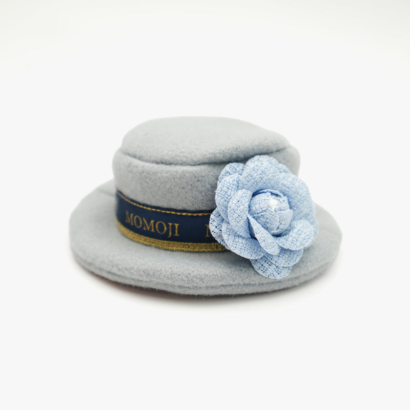 MOMOJI Mayfair (1-Haze Gray & Navy Blue) | Pet Hat