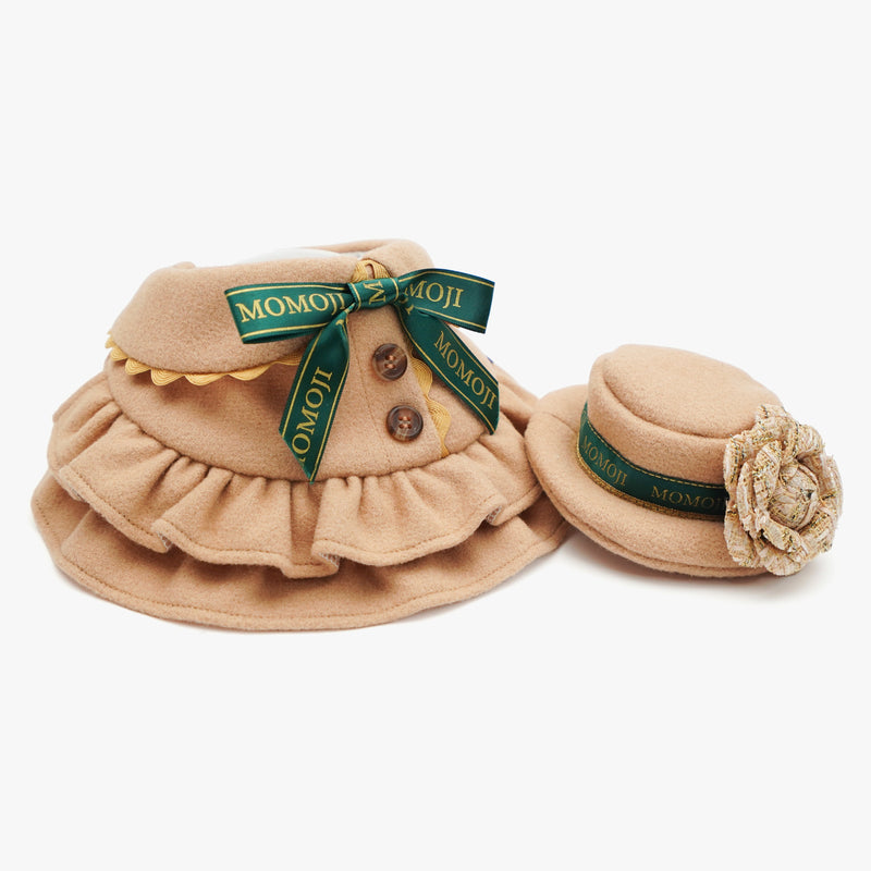 MOMOJI Mayfair (3-Warm Vintage Brown) | Pet Hat