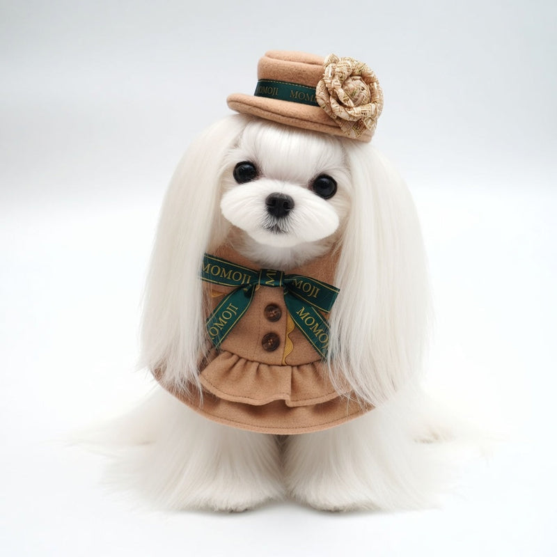 MOMOJI Mayfair (3-Warm Vintage Brown) | Pet Hat