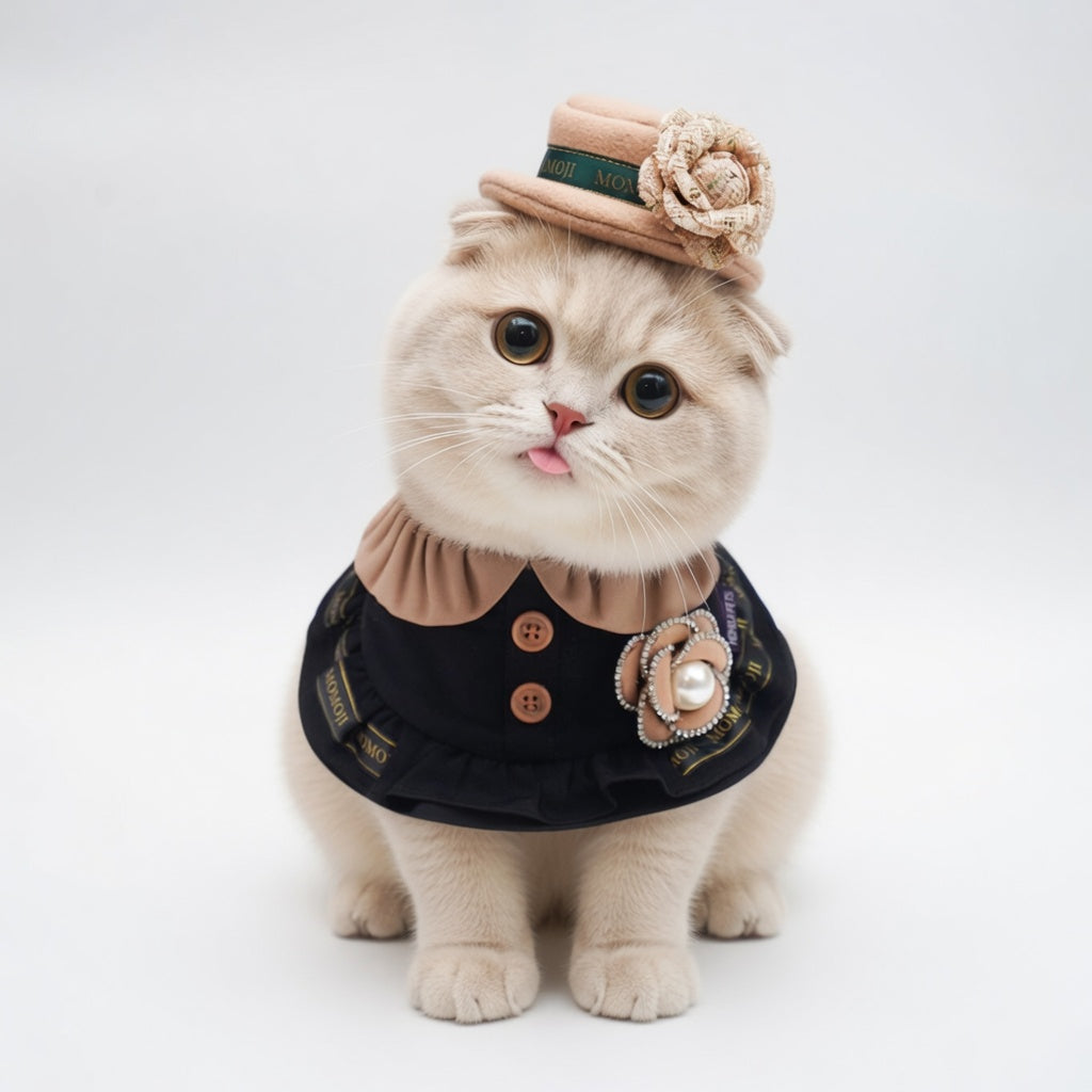 MOMOJI Mayfair (3-Warm Vintage Brown) | Pet Hat